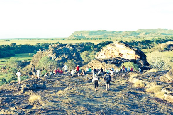 Ubirr rock plateau kakadu