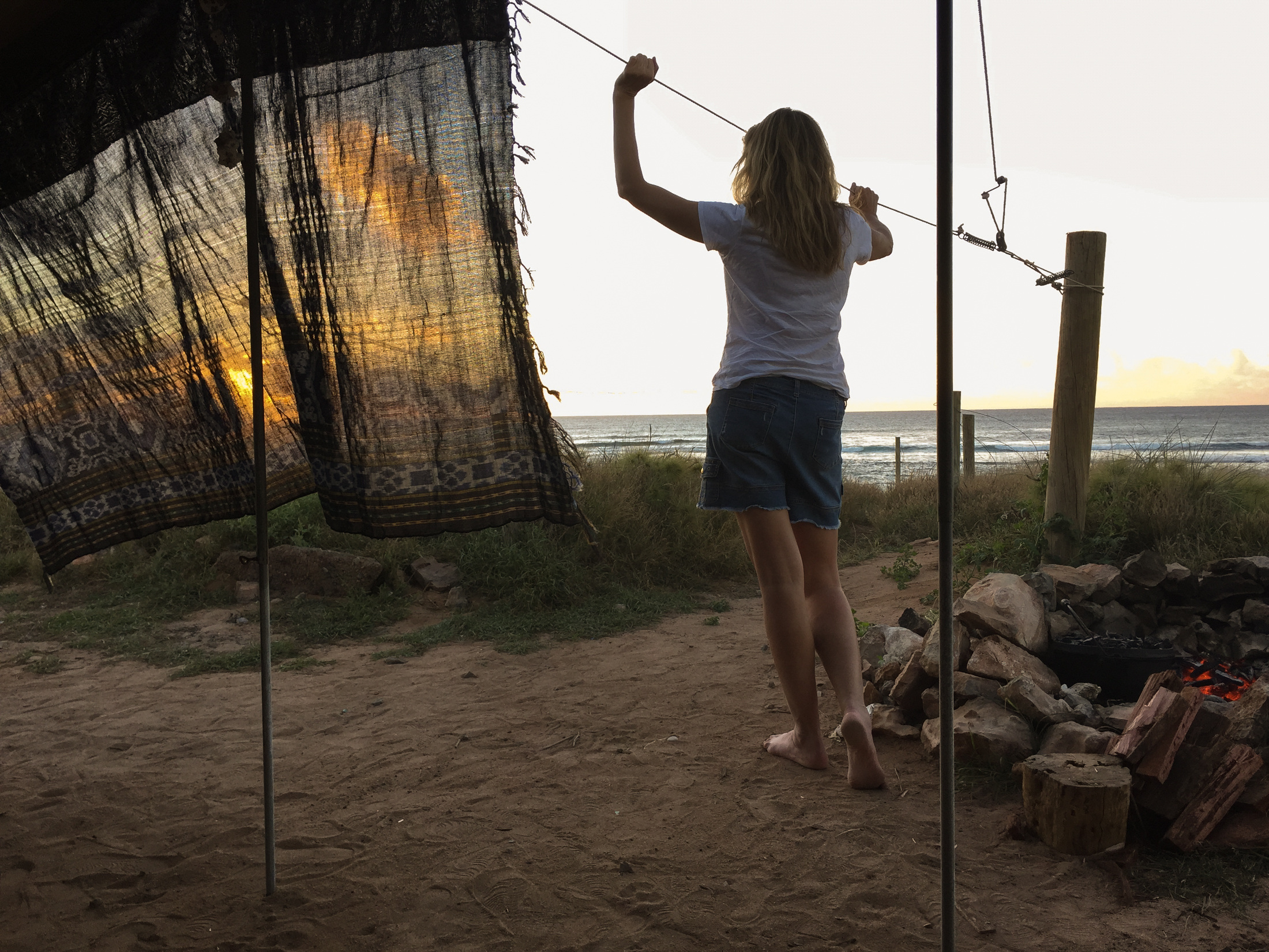 Gnaraloo sunset from the front balcony