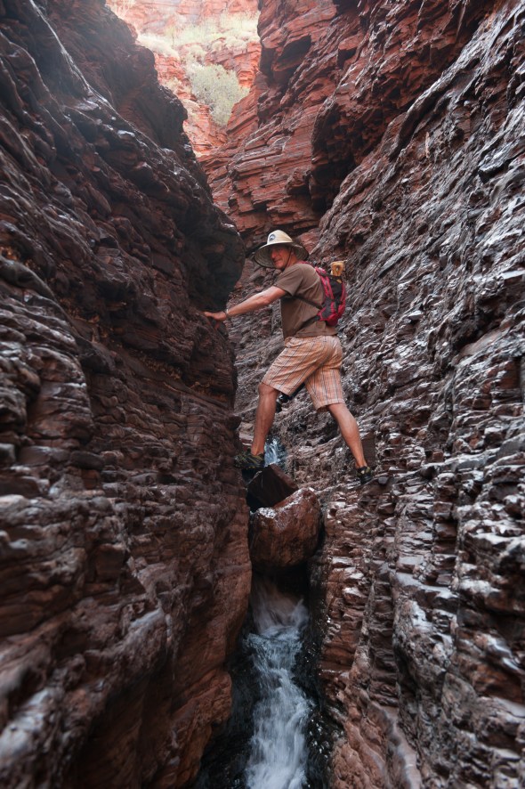 Hancock Gorge where you wished you had worn more grippy shoes