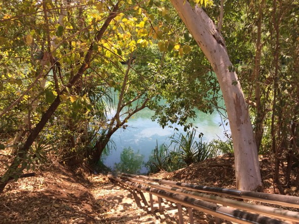 Boat ramp in the Flora River National Park.