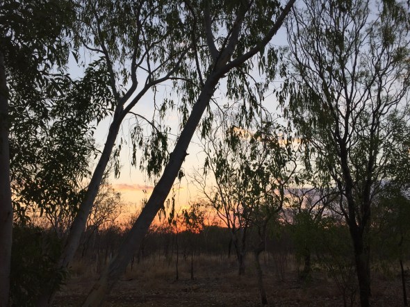 Edith Falls Camp sunset